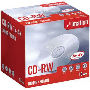 Imation CD-RW 1x-4x 700MB (10)