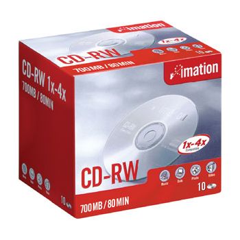 Imation CD-RW 1x-4x 700MB (10) Imation CD-RW 1x-4x 700MB (10)