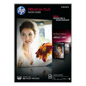 HP Premium Plus Semi-gloss Photo Paper -20 sheet/A4/210 x 297 mm