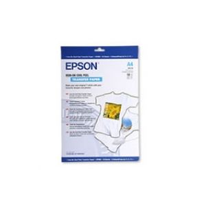 Epson Papel de transferencia iron-on, DIN A4, 124 g/m², 10 hojas