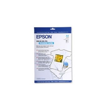 Epson Papel de transferencia iron-on, DIN A4, 124 g/m², 10 hojas Epson Papel de transferencia iron-on, DIN A4, 124 g/m², 10 hojas