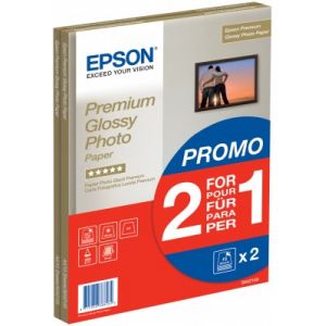 Epson Premium Glossy Photo Paper - 2 for 1), DIN A4, 255g/m², 30 Sheets