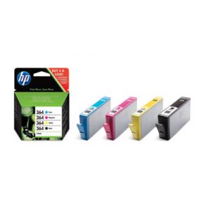 HP 364 4-pack Black/Cyan/Magenta/Yellow Original Ink Cartridges