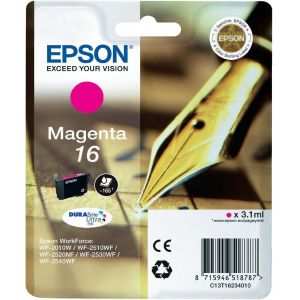 Epson Cartucho 16 magenta Singlepack Magenta 16 DURABrite Ultra Ink