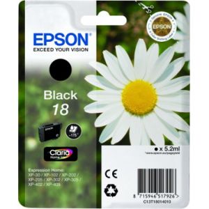 Epson Tinta Negra 18 - C13T18014012 - 175 páginas