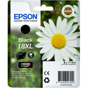 Epson Titna Negra 18XL - C13T18114012 - 470 páginas