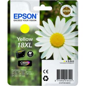 Epson Cartucho 18XL amarillo 18XL Cartucho, Amarillo, 450 páginas