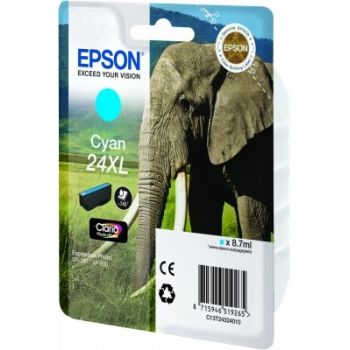 Epson Cartucho 24XL cian (etiqueta RF)