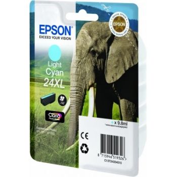 Epson Cartucho 24XL cian claro (etiqueta RF)