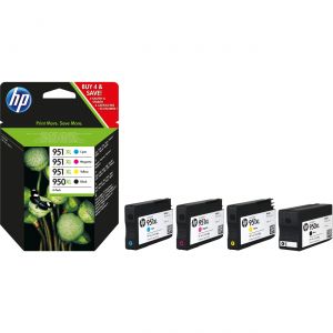 HP Pack 4 Cartuchos Tinta BK/C/M/Y  951XL - C2P43AE