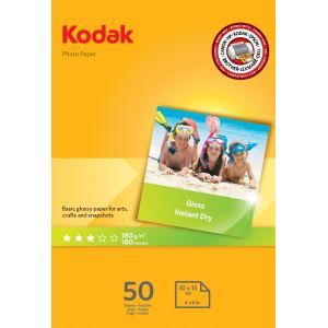 KODAK Papel Fotográfico 10x15 - 50 hojas