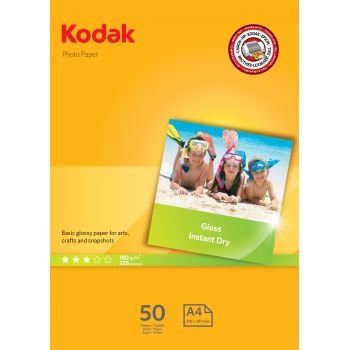 Kodak Papel fotografico A4 de 180 gr en paquetes de 50 hojas