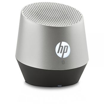 HP S6000 Silver Portable Mini Bluetooth Speaker