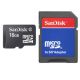 Sandisk microSD Card 16GB + Adapter