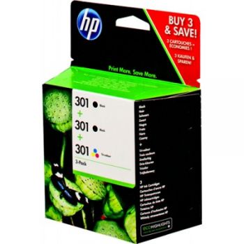 HP CARTUCHO Nº301 PACK(3)