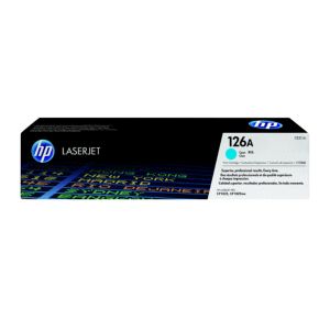 HP 126A Cyan Original LaserJet Toner Cartridge with ColorSphere Toner