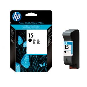 HP 15 Cartucho de Impresión Negro de Gran tamaño para Inyección de Tinta