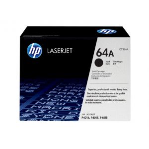 HP CC364A tóner y cartucho láser HP 64A Black Original LaserJet Toner Cartridge with Smart Printing Technology