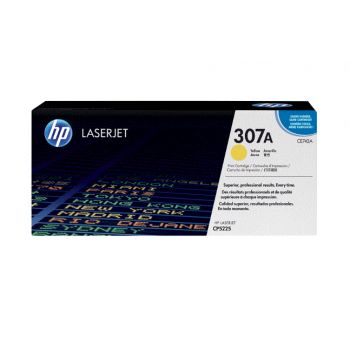 HP Color LaserJet CE742A Yellow Print Cartridge with Smart Printing Technology