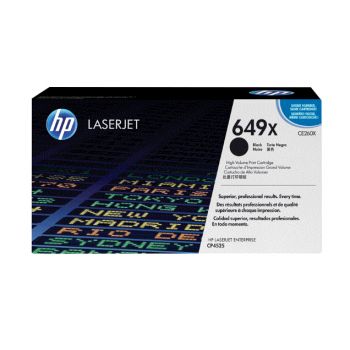 HP CE260X tóner y cartucho láser HP 649X High Yield Black Original LaserJet Toner Cartridge with ColorSphere Toner