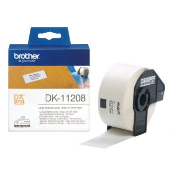 Brother DK-11208 etiqueta para edición