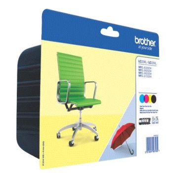 Brother Pack 4 Cartuchos de Tinta Negro, Amarillo, Cián, Magenta LC229XLVALBP - 2.400 pág/negro y 1.200 pág/color Brother Pack 4 Cartuchos de Tinta Negro, Amarillo, Cián, Magenta LC229XLVALBP - 2.400 pág/negro y 1.200 pág/color