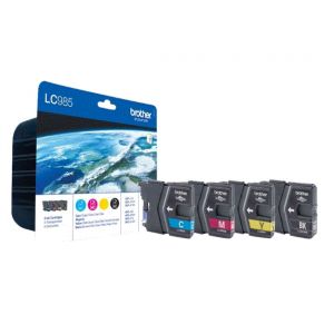 Brother Pack 4 Tintas BK/C/M/Y - LC985VALBP - 300 pag/negro y 260 pag/color 