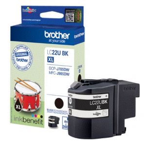 Brother Tinta Negro - LC-22UBK - 2.400 páginas