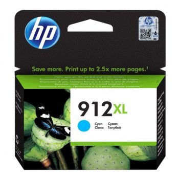 HP Tinta Cián 912XL - 3YL81AE - 825 páginas HP Tinta Cián 912XL - 3YL81AE - 825 páginas