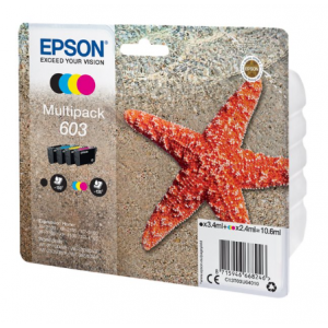 Epson Pack 4 Tintas BK/C/M/Y 603 - C13T03U64010 