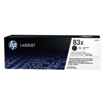 HP Tóner Negro 83X - CF283X - 2.200 páginas