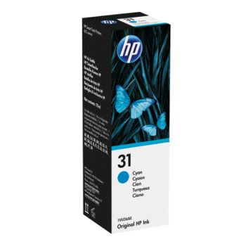 HP Botella Tinta Cián 31 - 1VU26AE - 8.000 páginas HP Botella Tinta Cián 31 - 1VU26AE - 8.000 páginas
