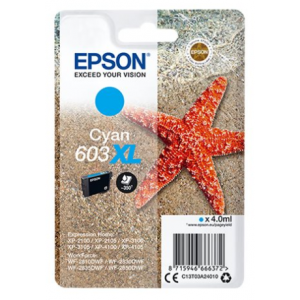 EPSON Tinta Cián 603XL - C13T03A24010 - 350 páginas