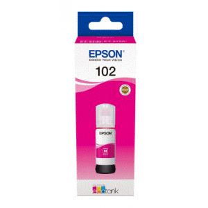 EPSON Tinta Magenta ECOTANK 102 - C13T03R340 - 70 ml