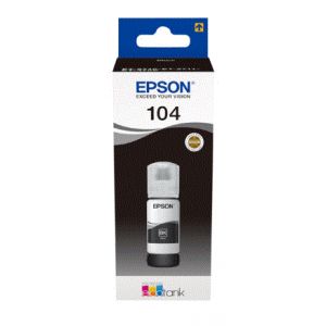 EPSON Tinta Negro ECOTANK 104 - C13T00P140 - 70 ml