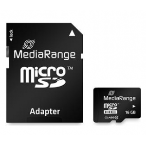 MEDIARANGE Tarjeta Micro MSDHC - MR958 -16Gg