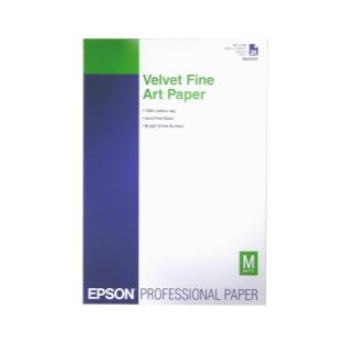 Epson Velvet Fine Art Paper, A3+, 260 g/m², 20 hojas Velvet Fine Art Paper, A3+, 260g/m², 20 Blatt
