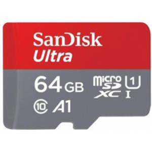 SanDisk Tarjeta MicroSD XC + Adap. SD - SQUAR064GGN6MA - 64Gb