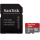 SanDisk Tarjeta MicroSD XC + Adaptador SD - 64Gb