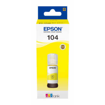 EPSON Tinta Amarilla ECOTANK 104 - C13T00P440 - 70 ml EPSON Tinta Amarilla ECOTANK 104 - C13T00P440 - 70 ml