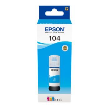 EPSON Tinta Cián ECOTANK 104 - C13T00P240 - 70 ml