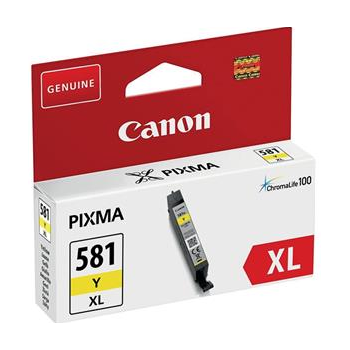 Canon Tinta Amarilla CLI-581XL - 2051C001 - 187 páginas