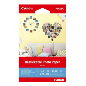 Canon Papel Fotográfico RP-101 - 3635C002 - 5 hojas Canon Papel Fotográfico RP-101 - 3635C002 - 5 hojas