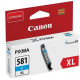 Canon Tinta Cián CLI-581XL - 2049C001 - 187 páginas