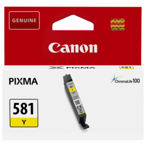 Canon Tinta Amarilla CLI-581Y - 2105C001 - 80 páginas