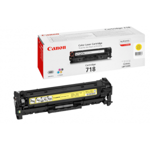 Canon Tóner Amarillo 718 Y - 2659B002 - 2.900 páginas