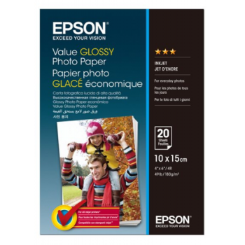 Epson Paopel Fotográfico 10x15 - C13S400037 - 20 hojas Epson Paopel Fotográfico 10x15 - C13S400037 - 20 hojas