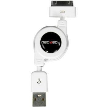 Cable de transferencia de datos NeoXeo - USB/Propietario - for iPhone, iPod, iPad - 1 m - 1 x Tipo A Macho USB - 1 x Macho Conec Cable de transferencia de datos NeoXeo - USB/Propietario - for iPhone, iPod, iPad - 1 m - 1 x Tipo A Macho USB - 1 x Macho Conec