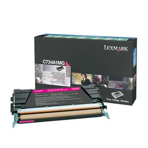 Lexmark C734A1MG tóner y cartucho láser