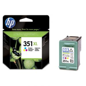 HP Tinta Tricolor 351XL - CB338EE - 580 páginas